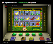 Игровой автомат Crazy Monkey от Igrosoft